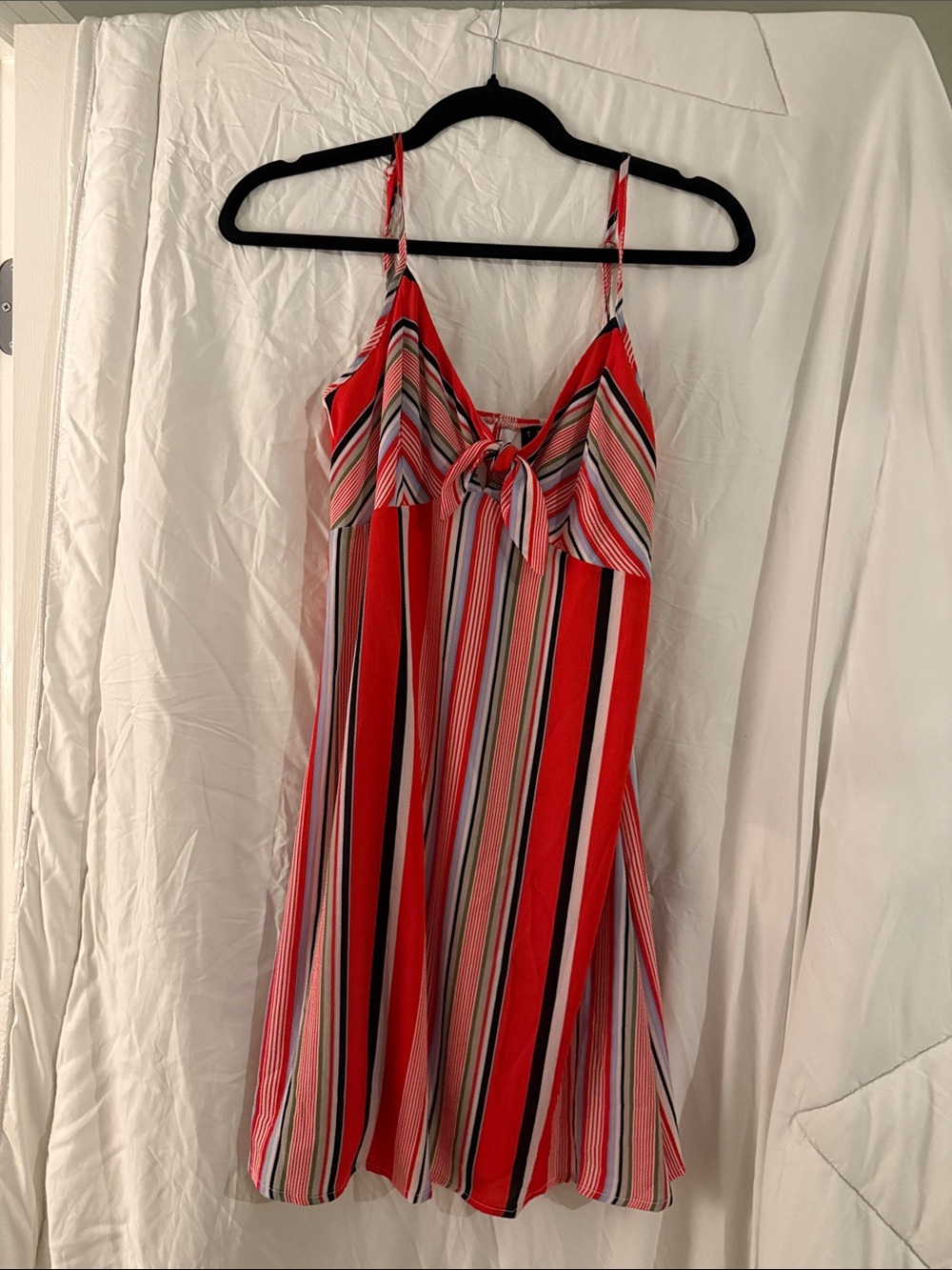Trixxi Red Striped Women’s Dress -